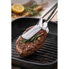 Evmodas Paslanmaz Çelik Mutfak Maşası ve Izgara Servis Spatulası