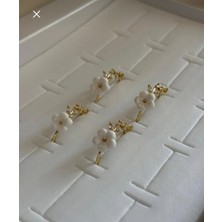 Bag And Shine Çiçek Desenli Vintage Ayarlanabilir Taşlı Bakır Yüzük Kutulu
