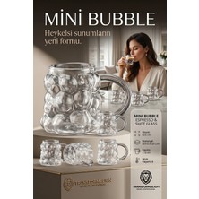 Transformacion Mini Bubble Espresso & Shot Bardak Borosilikat Cam  6’li Set (6x5 Cm) 723274