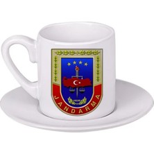 Ghostbastır Design Jandarma Komutanlığı Türk Kahvesi Fincanı 034