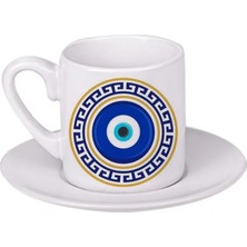 Ghostbastır Design Nazar Boncuklu Türk Kahvesi Fincanı 011