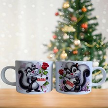 Ghostbastır Design Kişiye Özel Karım Kocam Kahve Fincan Takımı 011