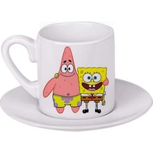 Ghostbastır Design Sünger Bob Türk Kahvesi Fincanı 056