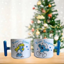 Ghostbastır Design Şirinler Kahve Fincan Takımı 013