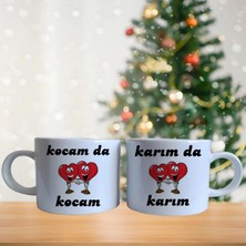Ghostbastır Design Kişiye Özel Karım Kocam Kahve Fincan Takımı 003