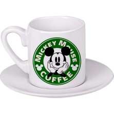 Ghostbastır Design Mickey Mouse Türk Kahvesi Fincanı 043
