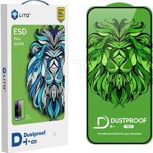Lito D+ Pro Anti-Static Toz Filtreli iPhone 16 Pro Max Ekran Koruyucu