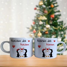 Ghostbastır Design Kişiye Özel Karım Kocam Kahve Fincan Takımı 012