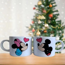 Ghostbastır Design Mickey ve Minnie Kahve Fincan Takımı 008