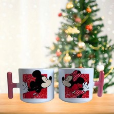 Ghostbastır Design Mickey ve Minnie Kahve Fincan Takımı 015