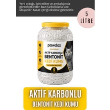 Pawdaz Aktif Karbonlu Bentonit Kedi Kumu