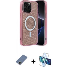 Pileli Store Pilelistore™ iPhone 12 Pro Kılıf Eksen Çizgi - Siyah 3D Antistatik Seramik Nano Ekran Koruyucu + Metal Kamera Lens Koruma Cam - Akyl