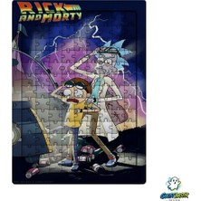 Ghostbastır Design Rick And Morty 99 Parça Ayaklı Puzzle – Dekoratif Çocuk Yapbozu 0181