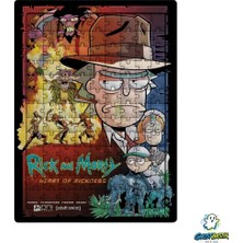 Ghostbastır Design Rick And Morty 99 Parça Ayaklı Puzzle – Dekoratif Çocuk Yapbozu 0183