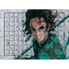 Ghostbastır Design Demon Slayer 99 Parça Ayaklı Puzzle – Dekoratif Çocuk Yapbozu 064