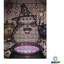 Ghostbastır Design Pusheen 99 Parça Ayaklı Puzzle – Dekoratif Çocuk Yapbozu 0180