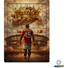 Ghostbastır Design Galatasaray Osimhen 99 Parça Ayaklı Puzzle – Dekoratif Çocuk Yapbozu 0157
