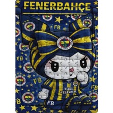 Ghostbastır Design Fenerbahçe Kuromi 99 Parça Ayaklı Puzzle – Dekoratif Çocuk Yapbozu 043