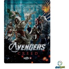 Ghostbastır Design Avengers Creed 99 Parça Ayaklı Puzzle – Dekoratif Çocuk Yapbozu 0140