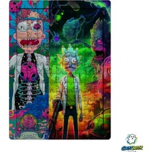 Ghostbastır Design Rick And Morty 99 Parça Ayaklı Puzzle – Dekoratif Çocuk Yapbozu 0182