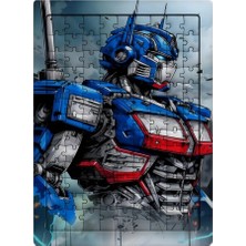 Ghostbastır Design Transformers Optimus 99 Parça Ayaklı Puzzle – Dekoratif Çocuk Yapbozu 060
