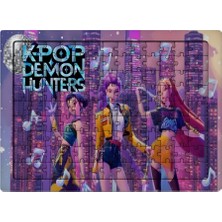 Ghostbastır Design K-Pop Demon Hunters 99 Parça Ayaklı Puzzle – Dekoratif Çocuk Yapbozu 0124