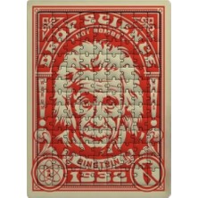 Ghostbastır Design Einstein 99 Parça Ayaklı Puzzle – Dekoratif Çocuk Yapbozu 0129