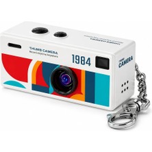 Azurtech G6 Thumb Camera Mini Anahtarlık Kamera 1080P Hd Video Kayıtlı Retro Tasarım Taşınabilir Mini Dijital Kamera