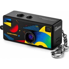 Azurtech G6 Thumb Camera Mini Anahtarlık Kamera 1080P Hd Video Kayıtlı Retro Tasarım Taşınabilir Mini Dijital Kamera