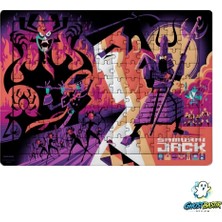 Ghostbastır Design Samurai Jack 99 Parça Ayaklı Puzzle – Dekoratif Çocuk Yapbozu 0187