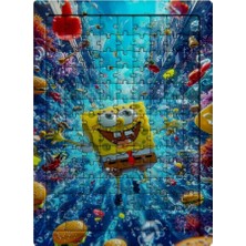 Ghostbastır Design Sünger Bob 99 Parça Ayaklı Puzzle – Dekoratif Çocuk Yapbozu 006