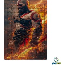 Ghostbastır Design God Of War 99 Parça Ayaklı Puzzle – Dekoratif Çocuk Yapbozu 0156
