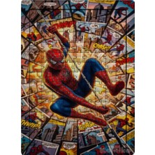 Ghostbastır Design Spiderman 99 Parça Ayaklı Puzzle – Dekoratif Çocuk Yapbozu 016