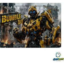 Ghostbastır Design Transformers Bumble Bee 99 Parça Ayaklı Puzzle – Dekoratif Çocuk Yapbozu 0206