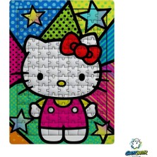 Ghostbastır Design Hello Kitty 99 Parça Ayaklı Puzzle – Dekoratif Çocuk Yapbozu 0164