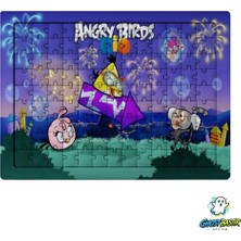 Ghostbastır Design Angry Birds 99 Parça Ayaklı Puzzle – Dekoratif Çocuk Yapbozu 0138