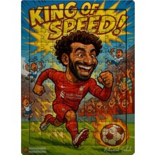 Ghostbastır Design Mohamed Salah 99 Parça Ayaklı Puzzle – Dekoratif Çocuk Yapbozu 007
