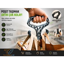 TinyWorks 3d Poşet Taşıma Aparatı – Taşıma Aparatı Çok Amaçlı Market Pazar Poşet Taşıma Aparatı Poşet Tutucu Taşıma Kiti