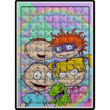 Ghostbastır Design Rugrats 99 Parça Ayaklı Puzzle – Dekoratif Çocuk Yapbozu 0113