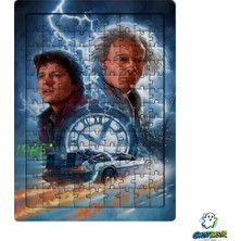 Ghostbastır Design Geleceğe Dönüş 99 Parça Ayaklı Puzzle – Dekoratif Çocuk Yapbozu 0153