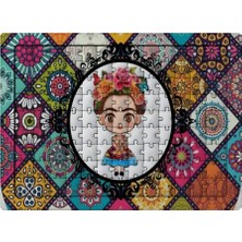 Ghostbastır Design Frida Kahlo 99 Parça Ayaklı Puzzle – Dekoratif Çocuk Yapbozu 0104