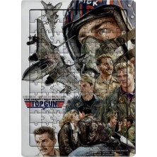 Ghostbastır Design Top Gun 99 Parça Ayaklı Puzzle – Dekoratif Çocuk Yapbozu 0110