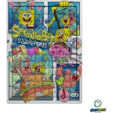 Ghostbastır Design Sünger Bob 99 Parça Ayaklı Puzzle – Dekoratif Çocuk Yapbozu 0200