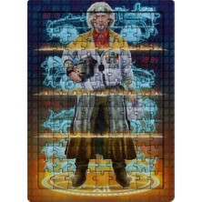 Ghostbastır Design Geleceğe Dönüş 99 Parça Ayaklı Puzzle – Dekoratif Çocuk Yapbozu 013