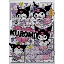 Ghostbastır Design Kuromi 99 Parça Ayaklı Puzzle – Dekoratif Çocuk Yapbozu 069