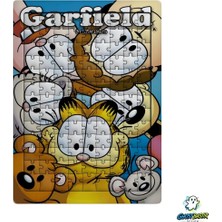 Ghostbastır Design Garfield 99 Parça Ayaklı Puzzle – Dekoratif Çocuk Yapbozu 0152