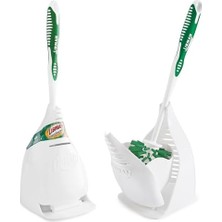 Plus Moda Libman Tasarım Kase Fırçası ve Rafı - Benzersiz Tasarlanmış, Kaliteli Tuvalet Temizleme Seti 2'li Paket
