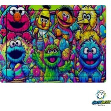 Ghostbastır Design Susam Sokağı 99 Parça Ayaklı Puzzle – Dekoratif Çocuk Yapbozu 0198