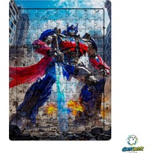 Ghostbastır Design Transformers Optimus Prime 99 Parça Ayaklı Puzzle – Dekoratif Çocuk Yapbozu 0209