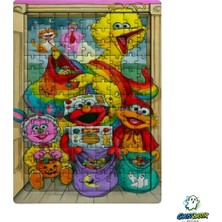 Ghostbastır Design Susam Sokağı 99 Parça Ayaklı Puzzle – Dekoratif Çocuk Yapbozu 0194